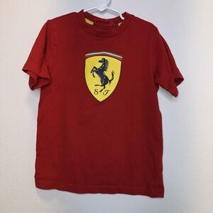 Stichd‎ Scuderia Ferrari Race Team T-Shirt Kids Unisex Sz 128 Formula 1 Racing